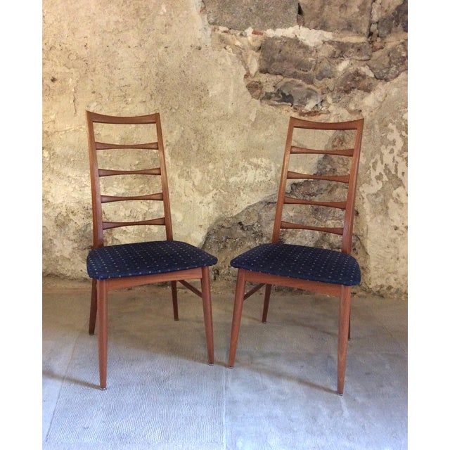 1960s Lis Dining Chairs by Niels Koefoed for Koefoeds Møbelfabrik, Set of 2 For Sale - Image 5 of 8