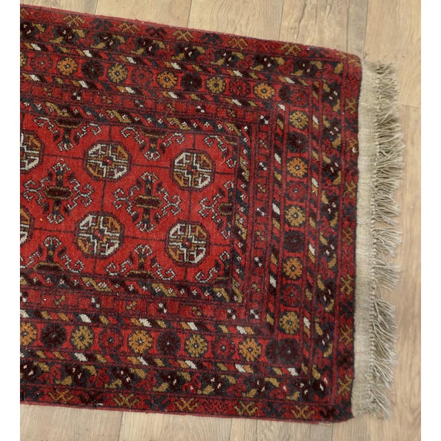 Vintage Wool Runner Rug, 1930s For Sale - Image 3 of 7