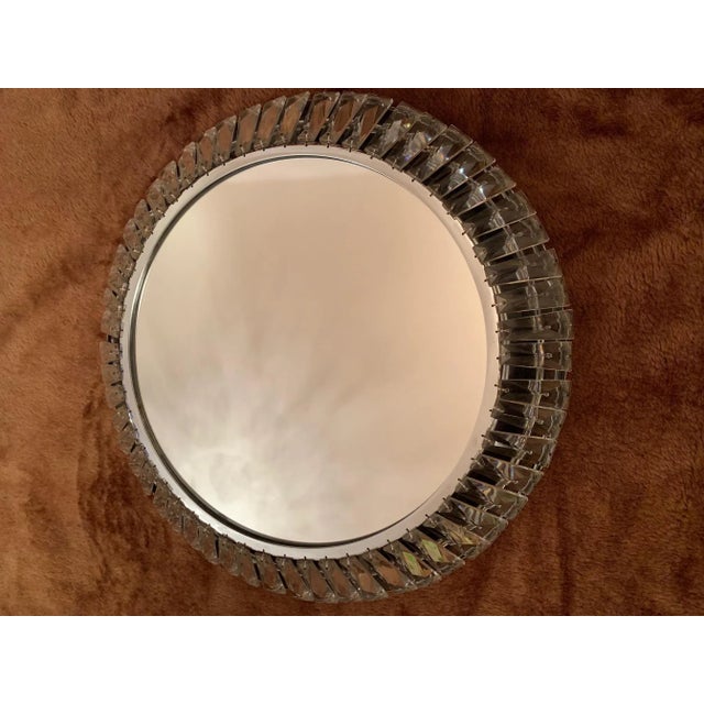 Mirror with Bakalowits Crystals from Palwa, 1960s For Sale - Image 4 of 11