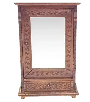 Antique Small Sample Armoire Jewelry Box