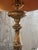 French French Table Lamp With Linen Fabric Shade For Sale - Image 3 of 3