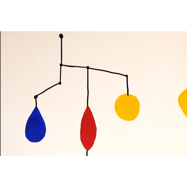 2026, Kinetic Painting of Mobile Version, Primary Tone Chandelier, Acrylic Paint on Watercolor Paper by Ryan Rivadeneyra For Sale - Image 4 of 8