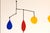 2026, Kinetic Painting of Mobile Version, Primary Tone Chandelier, Acrylic Paint on Watercolor Paper by Ryan Rivadeneyra For Sale - Image 4 of 8