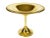 This beautiful pedestal gold plated dish is beautiful as a standalone piece or as a candy dish or it can be used as a...