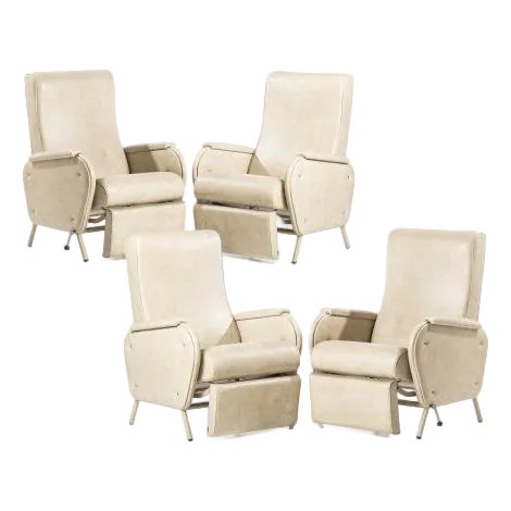 Foot Rest Chairs, Set of 4 For Sale