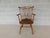 Wood Ethan Allen Heirloom Nutmeg Braceback Windsor Arm Chair 10-6020a For Sale - Image 7 of 13
