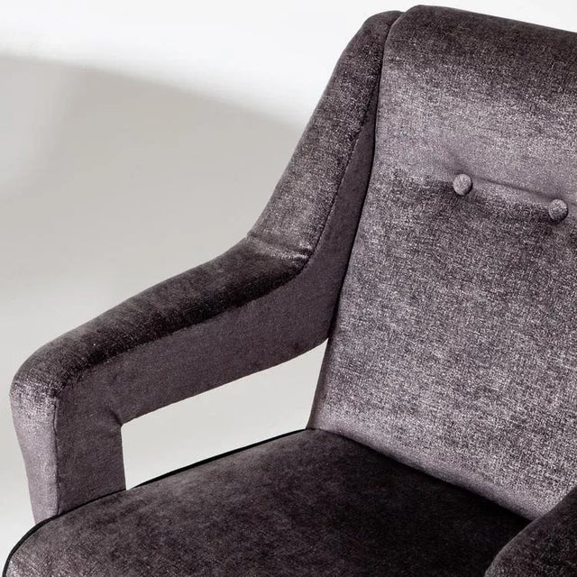 Metal Mid-Century Italian Swivel Chairs, Set of 4 For Sale - Image 7 of 18