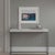 An evocative original oil painting by Diane Grant, combining an atmospheric abstract landscape with a striking, almost...