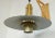 Rare Danish ceiling lamp in brass in the used condition. The lamp has a diameter of 70 cm and a height of 50 cm. Age-...