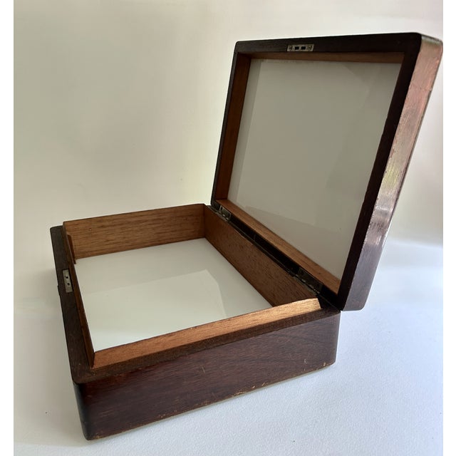Mid 20th Century Vitrolite Lined Lidded Humidor For Sale - Image 10 of 18