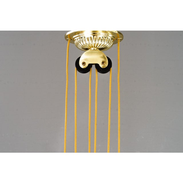 Vintage Art Deco Adjustable Pendant, 1920s For Sale - Image 6 of 8