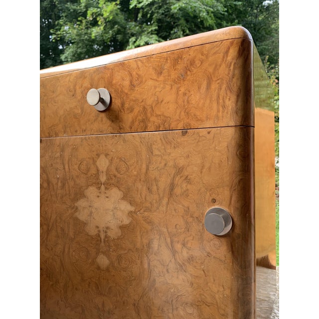 Wood Art Deco Commode Set, 1940, Set of 3 For Sale - Image 7 of 18