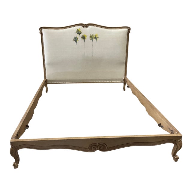 Mid-Century French Roche Bubois Queen Bed This Item Is Unmarked. Headboard Does Not Have Any Design. Substructure to Support Mattress Is Included. For Sale