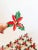 Vintage Tole Style Poinsettia Flower Napkin Rings - Set of 16 For Sale - Image 4 of 9