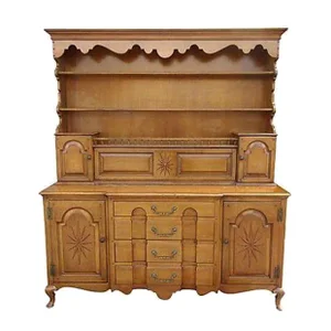 Pennsylvania Dutch Breakfront Cabinet