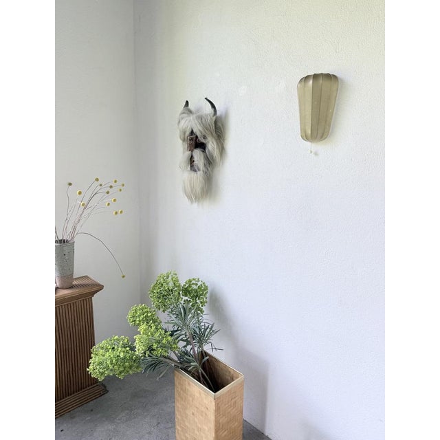 Ivory Cocoon Wall Light by Friedel Wauer for Goldman, Germany, 1960s For Sale - Image 8 of 18