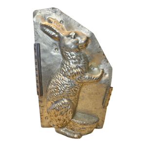 1930s Tall Standing Bunny Chocolate Mold