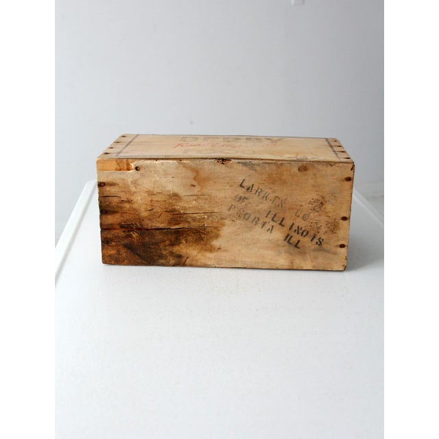 Vintage Derby Food Wood Crate For Sale - Image 11 of 11