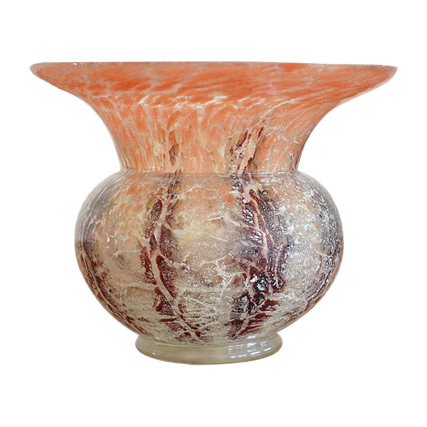 Antique Glass Vase セット Murano Glass Vase by Vittorio Zecchin for Venini, 1930 for