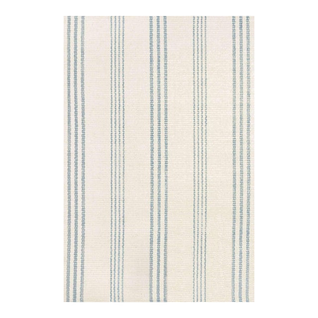Dash & Albert by Annie Selke Swedish Stripe Woven Cotton Rug, 2'6" x 12' For Sale
