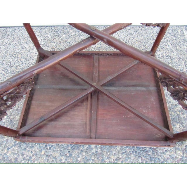 Chinese Hardwood Coffee Table For Sale - Image 12 of 12