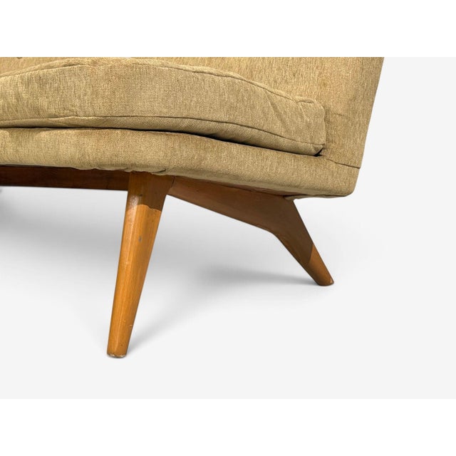 Carl Gustaf Hiort Af Ornäs, Sofa, Fabric, Lacquered Wood, Finland, 1940s For Sale - Image 9 of 13