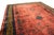 Blush 1920s Rich Red Big Size Floral Antique Wool Hand Knotted Art Deco Chinese Rug For Sale - Image 8 of 8