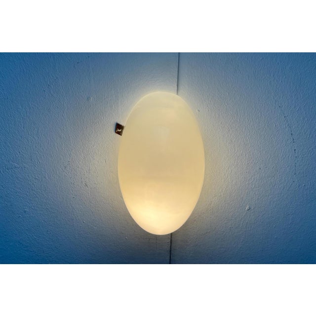 Mid-Century German Minimalist Wall Glass Lamp from Bur, Bünte & Remmler Leuchten, 1960s For Sale - Image 9 of 18