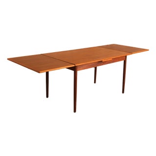 Vintage Extendable Dining Table Attributed to Dyrlund, 1970s For Sale
