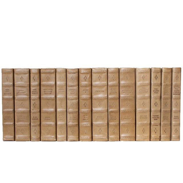 One linear foot of rebound leather books. All books are published between 1980 to current. Includes a variety of Modern...