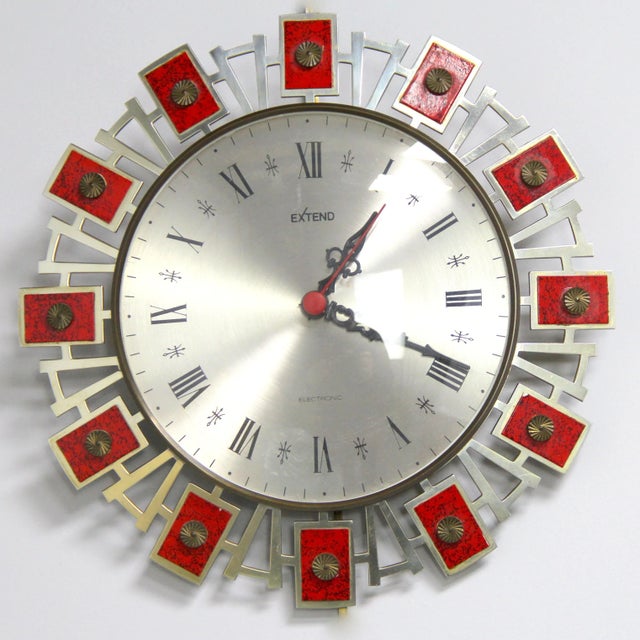 1960s Vintage Spanish Clock, 1960s For Sale - Image 5 of 5