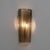 Murano Glass Wall Sconces Smoke Glass and Brass, Italy, 2000, Set of 2 For Sale - Image 6 of 10