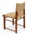 1960s Italian Wooden Dining Chairs with Canvas Upholstery, 1970s, Set of 4 For Sale - Image 5 of 10