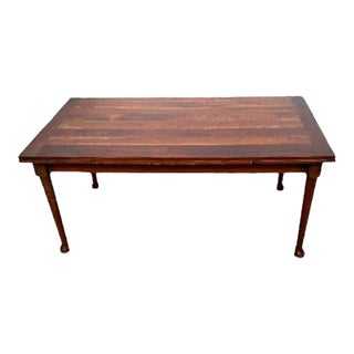 1920s Cherry Draw Leaf Dining Table For Sale