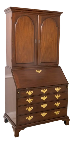 Kittinger Historic Newport Hn-14 Mahogany Secretary Desk