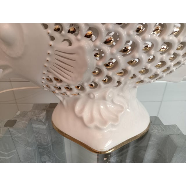 1980s Fish Lamp from G.E.S Sesto Fiorentino, 1980s For Sale - Image 5 of 10