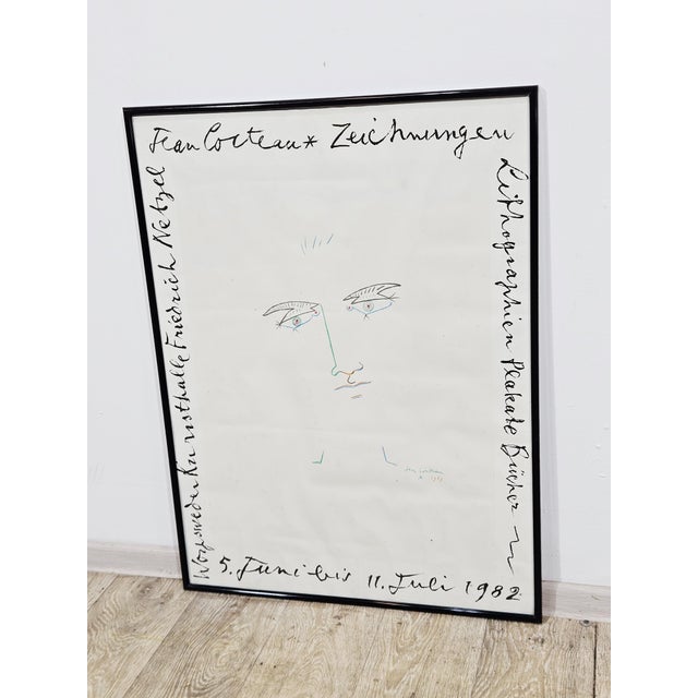 Original Exhibition Poster by Jean Cocteau, 1982 For Sale - Image 14 of 17