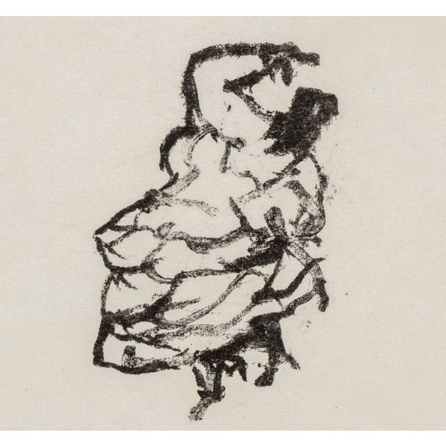 Abstract Manfred Schwartz the Flamenco Dancers Lithograph For Sale - Image 3 of 6