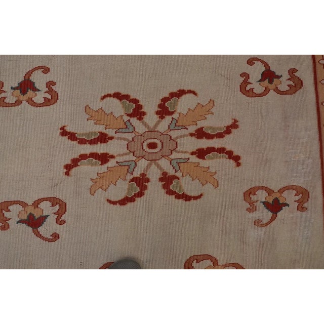 Turkish Anatolian Oushak Vintage Floor Carpet For Sale - Image 3 of 10