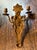 Antique 19th-Century Louis XVI Style Patinated Bronze Three-Light Wall Sconce For Sale - Image 10 of 13