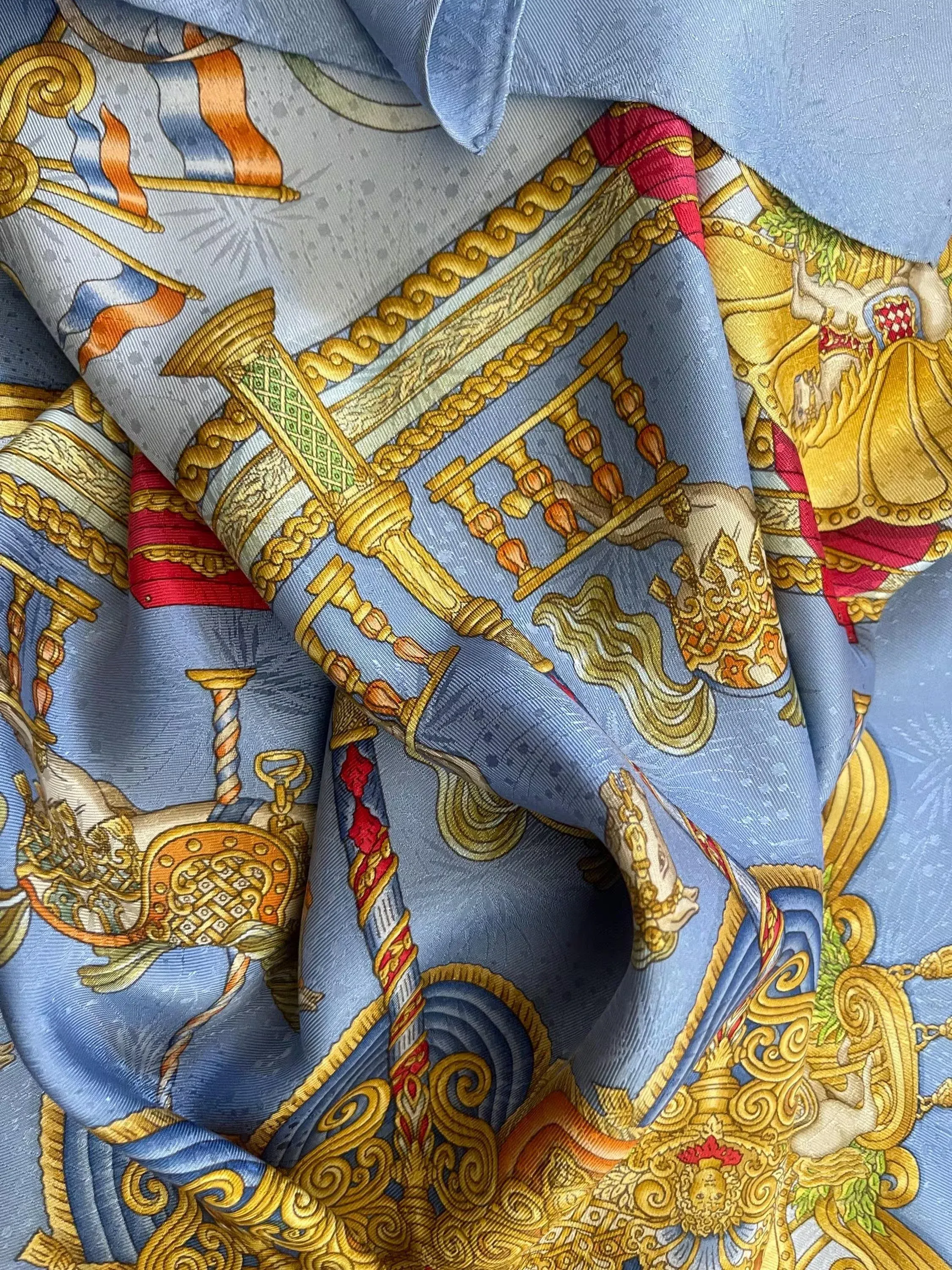 Hermès Scarf “Luna Park” 1993 | Chairish