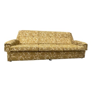 Mid-Century Upholstered Folding Sofa, Central Europe, 1970s For Sale