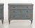 Pair of elegant scandinavian chests, circa 100 years old.h. 78 w. 100 d. 49 cm.h. 30.7 w. 39.3 d. 19.2 in.