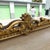 Mid 20th Century Vintage Rococo Style Gold Wooden Mirror For Sale - Image 5 of 10
