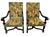 18th C. French Baroque Tapestry Armchairs - A Pair For Sale - Image 14 of 15