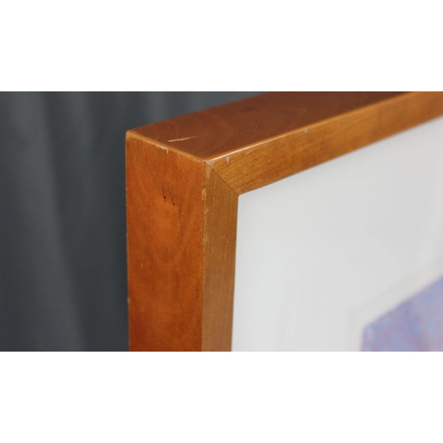 Michael Gallagher Rainbow Rocks I & III Framed Abstract Monoprints For Sale - Image 10 of 12