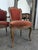 Louis XV Style Living Room Set in Carved Walnut with Orange Velvet Upholstery, Set of 7 For Sale - Image 10 of 13
