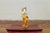 Chinese Court Lady Statue with Egg and Spinach Pattern Kimono and Holding a Dog For Sale - Image 10 of 13