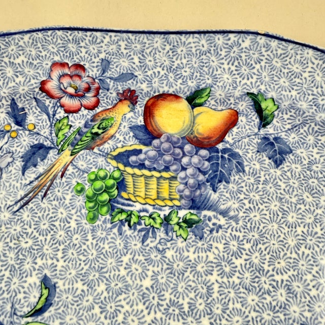 1920s Copeland Spode George III Bacon Platter For Sale - Image 5 of 11