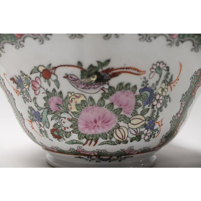 Mid 20th Century Mid Century Famille Rose Chinese Porcelain Bowl For Sale - Image 4 of 10